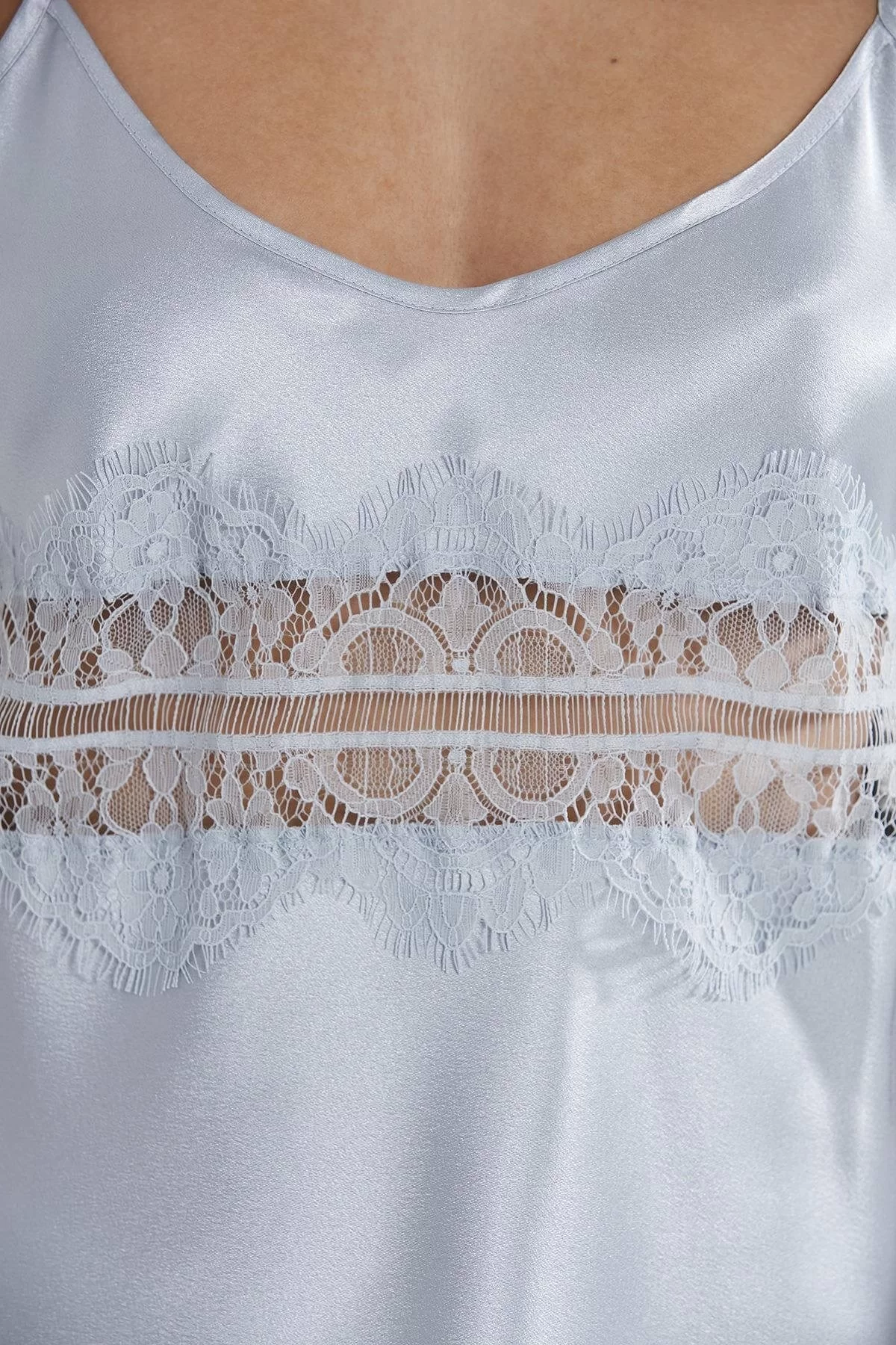 Pierre Cardin 2490 Bayan Sabahlıklı Saten Şort Takım