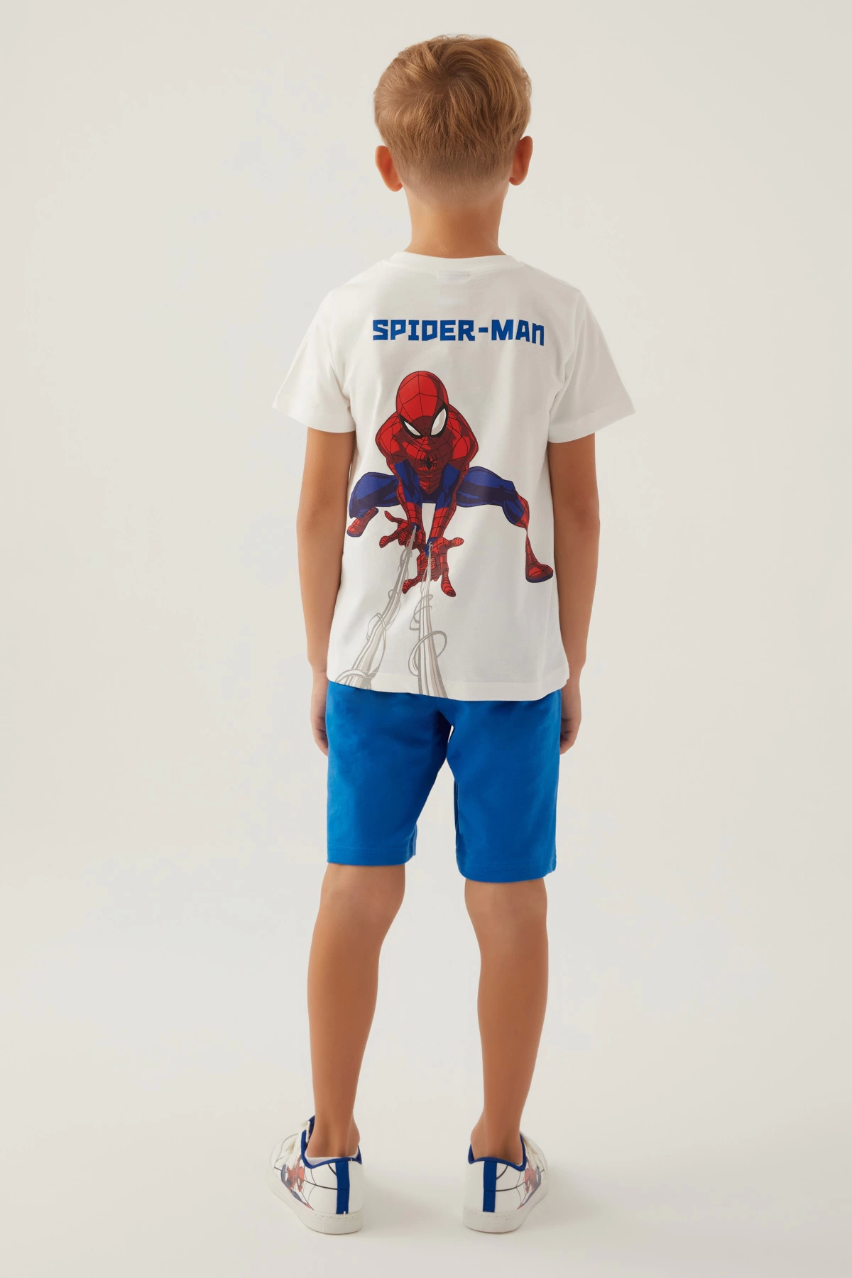 Disney 4878-3 Spider-Man Erkek Çocuk Şort Takım