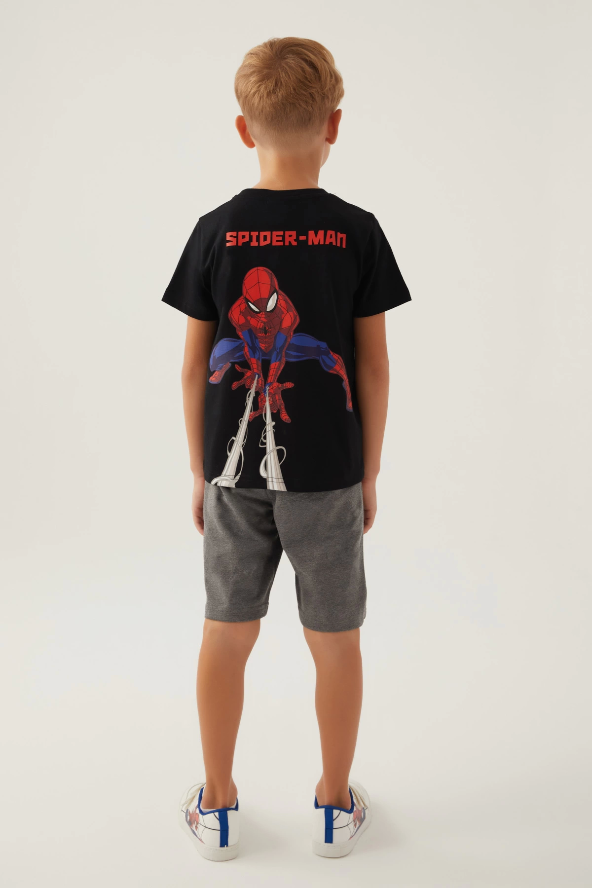 Disney 4878-3 Spider-Man Erkek Çocuk Şort Takım