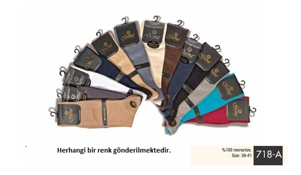 Gama 718 Erkek  Merserize Çorap