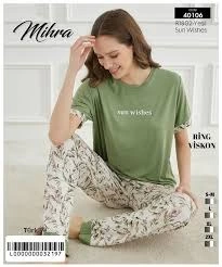 Mihra 40106 Kadın Kısa Kol Pijama Takımı