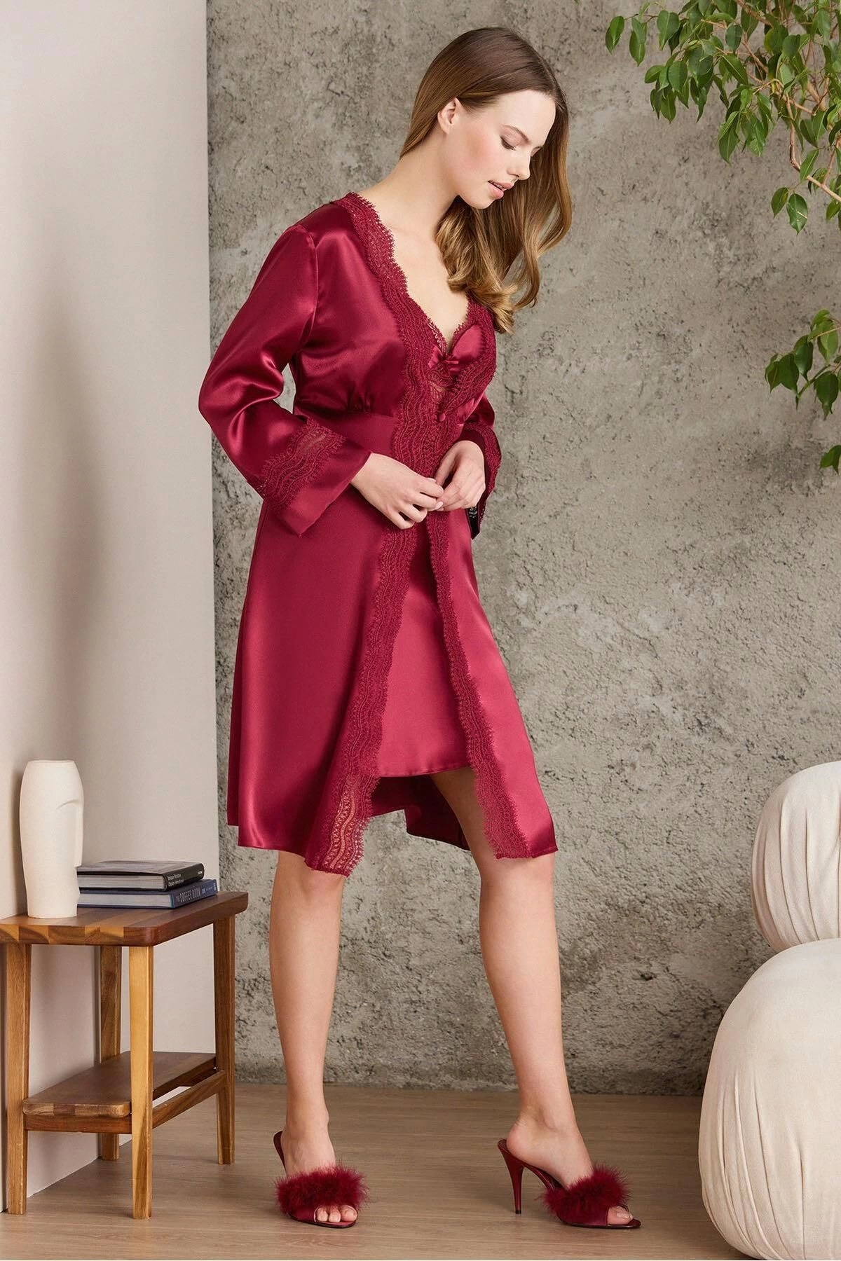 Pierre Cardin 6010 Kısa Saten 6'lı Çeyiz Seti