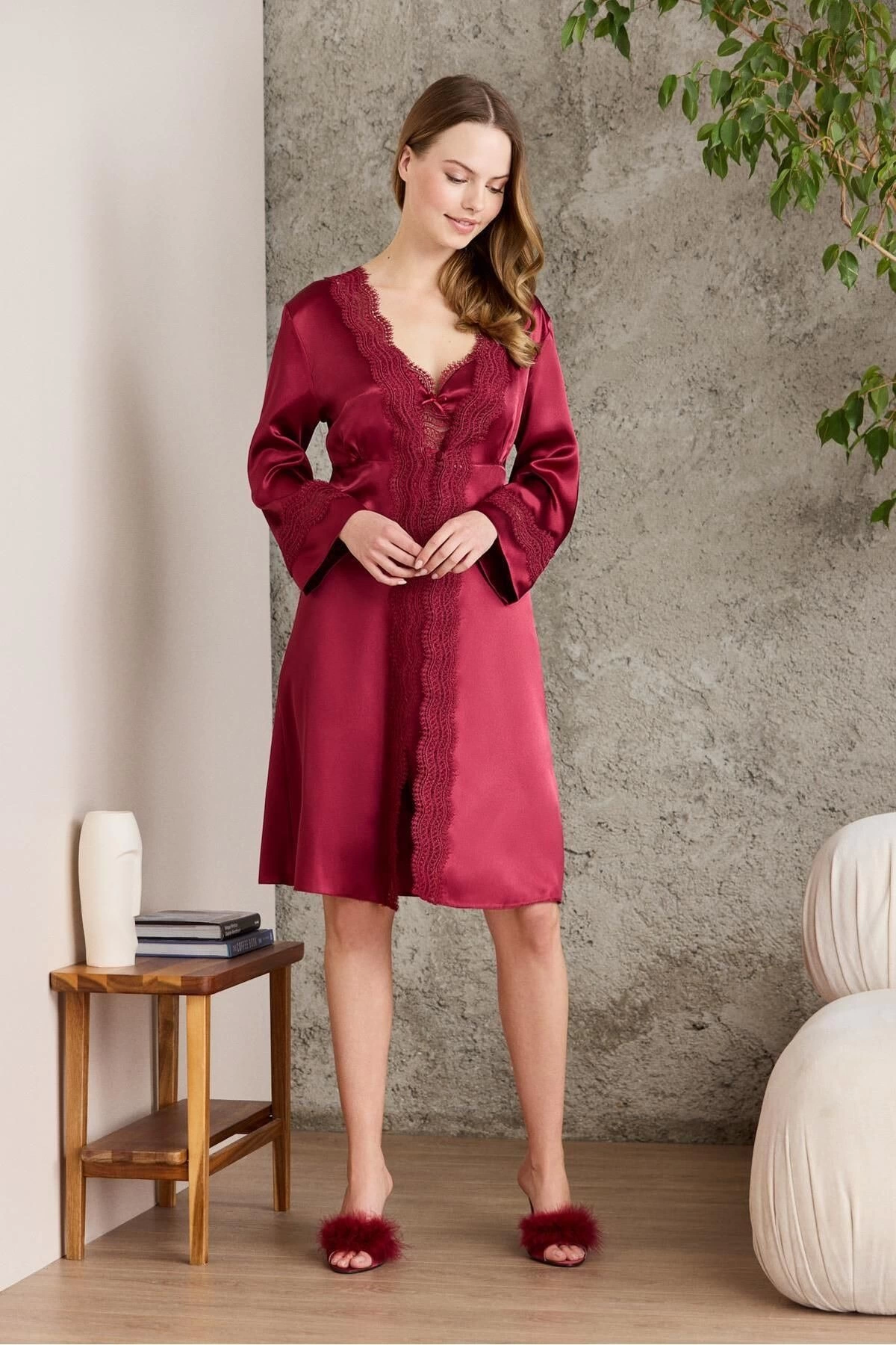 Pierre Cardin 6010 Kısa Saten 6'lı Çeyiz Seti