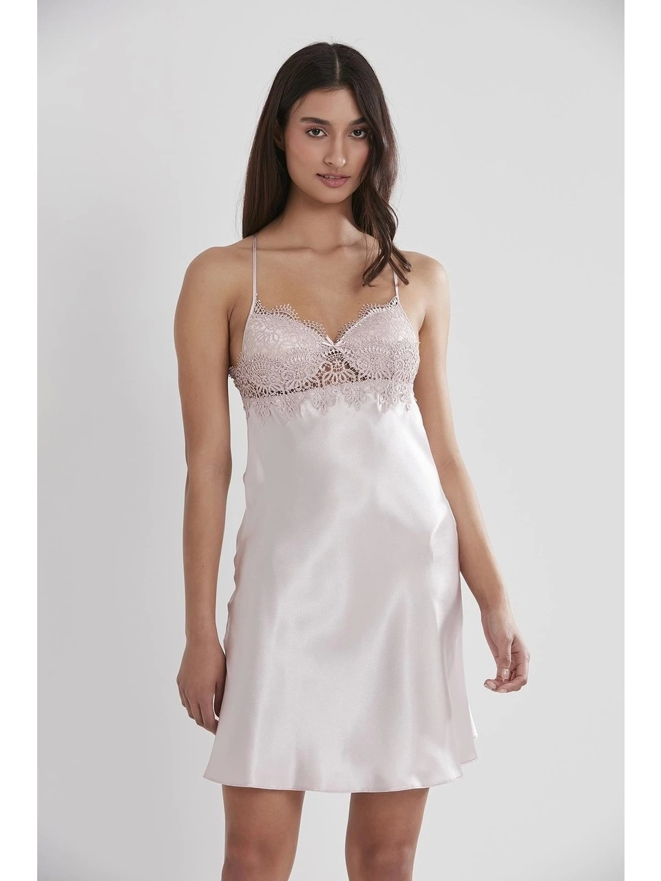 Pierre Cardin 6325 6'lı Saten Gecelik Sabahlık Takım