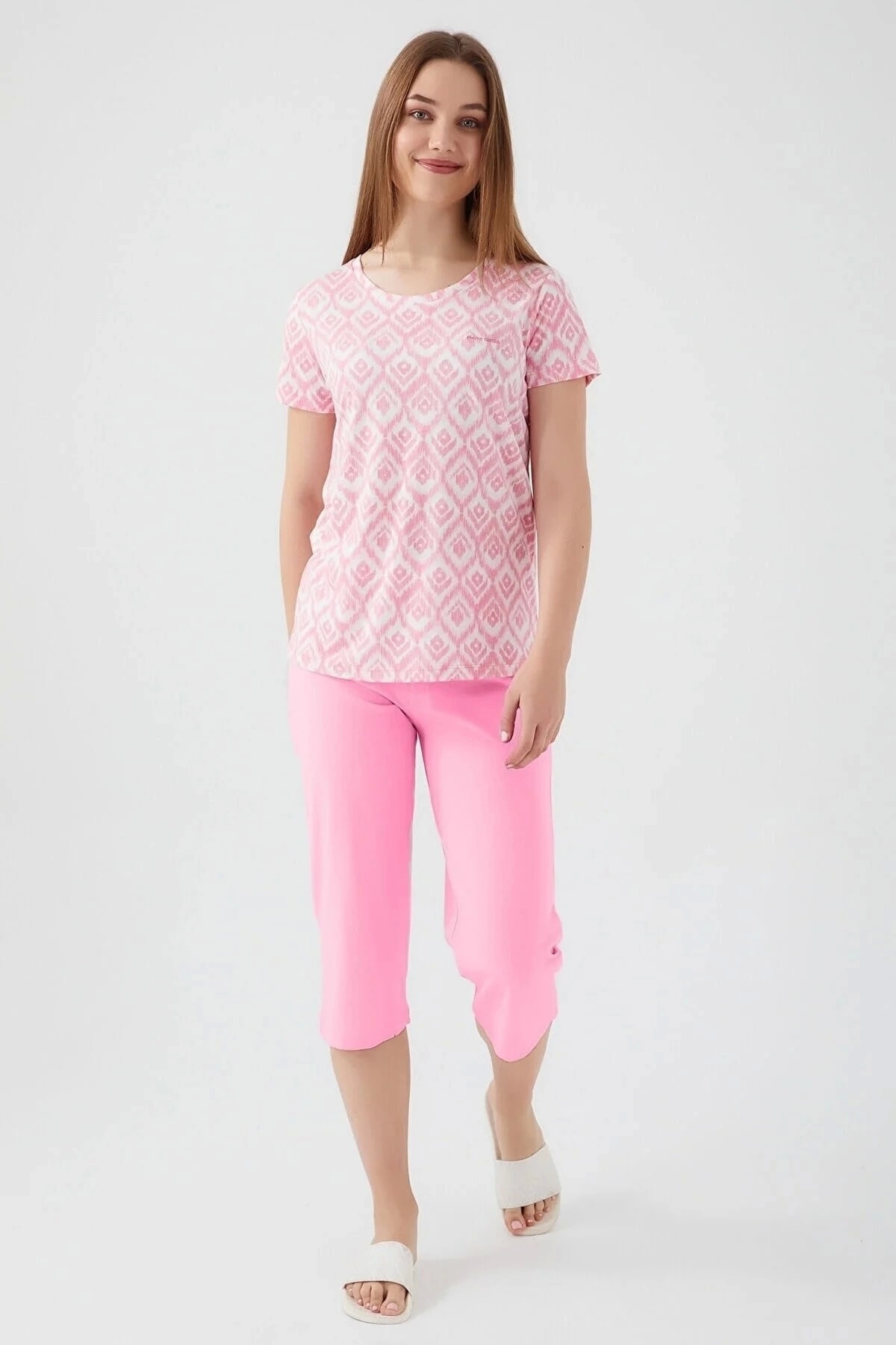 Pierre Cardin 8570 Bayan Kısa Kol Pijama Takımı