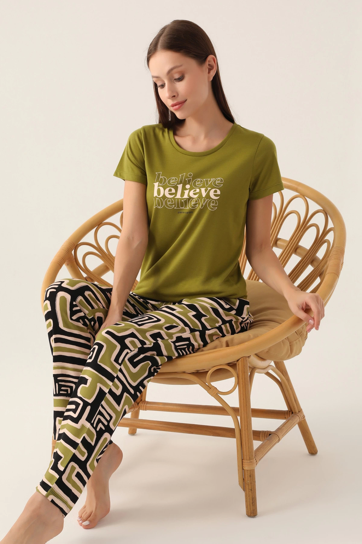 Pierre Cardin 8817-S Kadın Kısa Kol Pijama Takımı