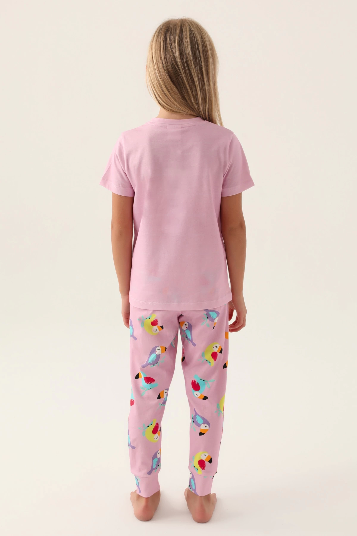 Roly Poly 3403-G Kız Çocuk Kısa Kol Pijama Takımı
